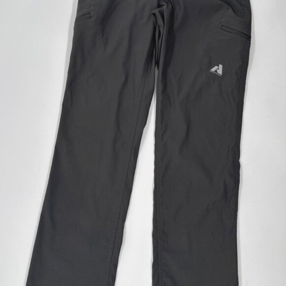 Eddie Bauer First Ascent Pants Womens 2 Stretch Zip Cargo Pocket Hiking Nylon - Picture 1 of 13